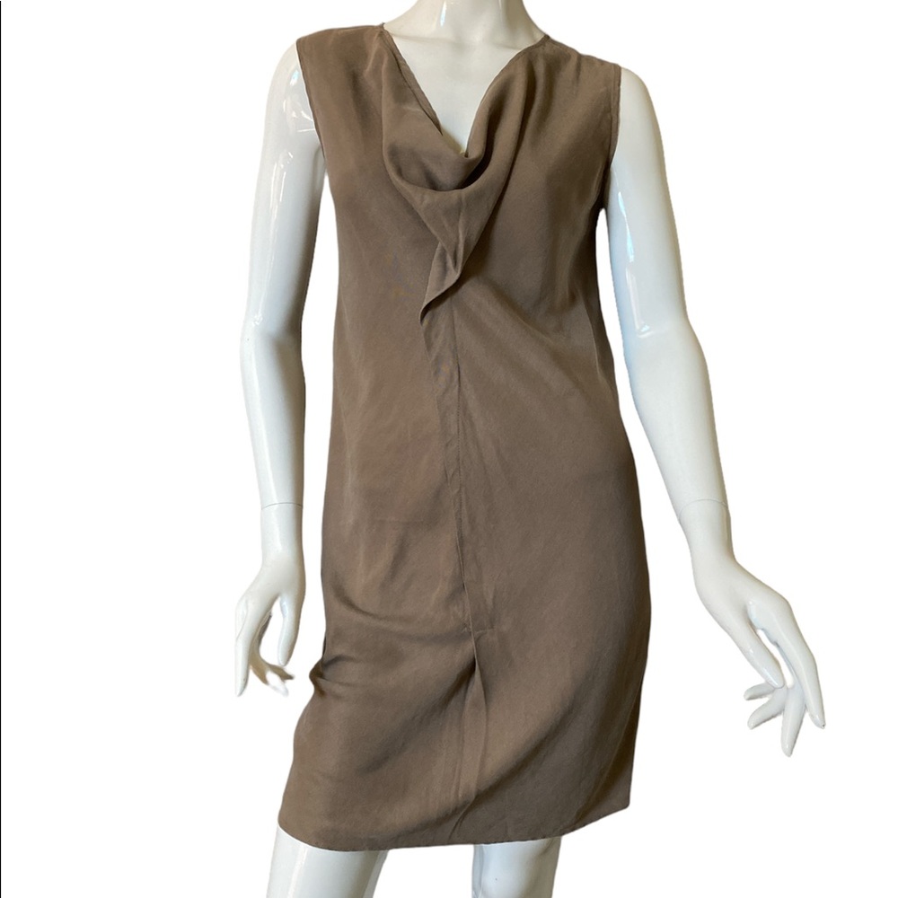 MAGGIE WARD Cowl Neck Sleeveless Dress